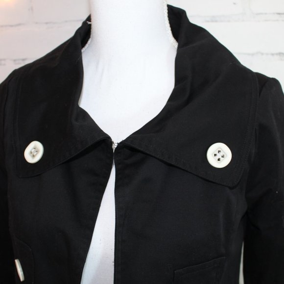 Rampage Vintage Black Short Cropped Jacket - Picture 2 of 4